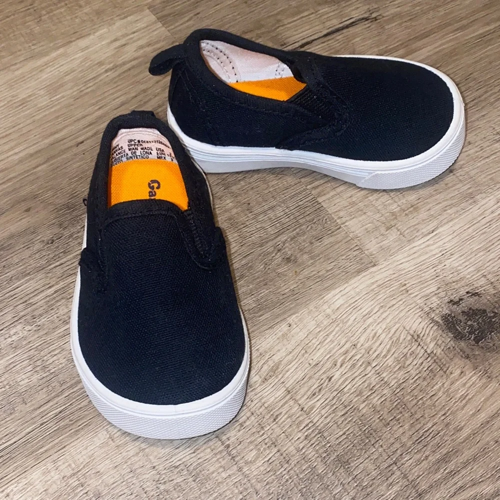 Black Slip-On Sneakers
